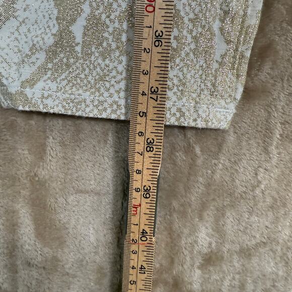 True Religion Halle Super Skinny Jeans Gold Snake Print Mid Rise | Size 26 - Picture 11 of 11